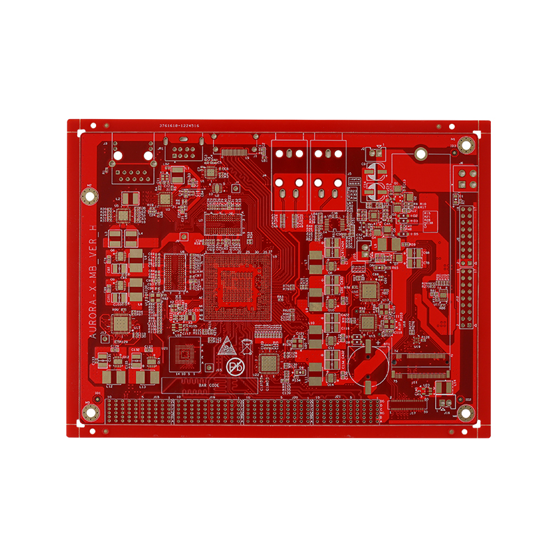 Red PCB with excellent visibility
