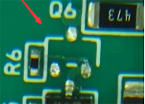 Bad soldering PCB