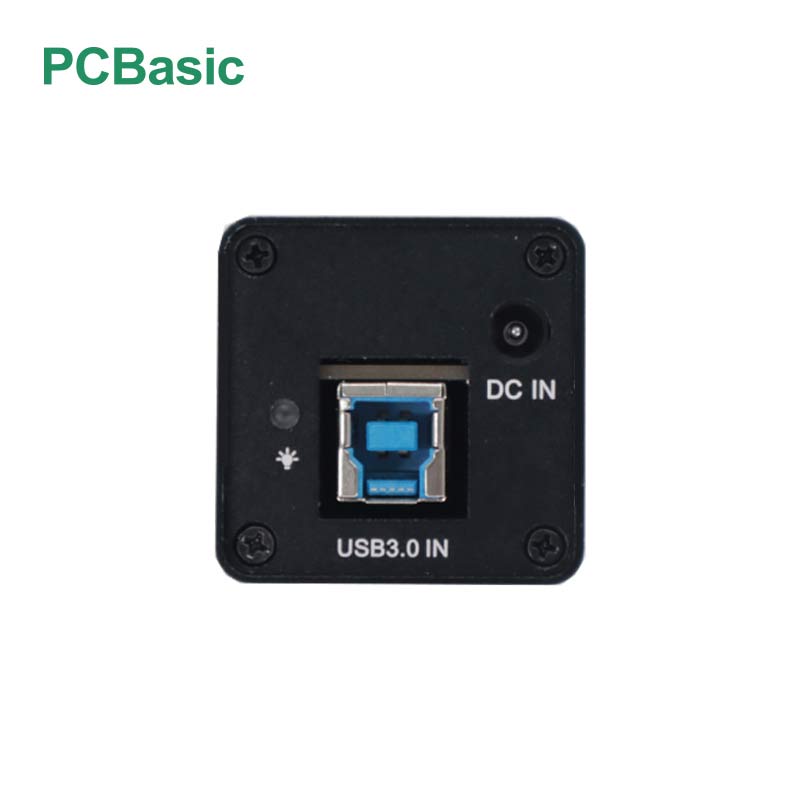 left view of docking station with usb 3.0 hub pcb