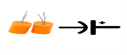 Tantalum Electrolytic Capacitor Symbol