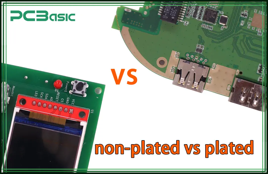 non-plated vs. plated mounting holes