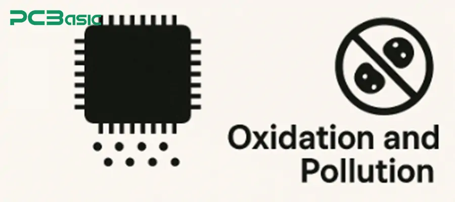 Ursache des IC-Problems – Oxidation und Verschmutzung
