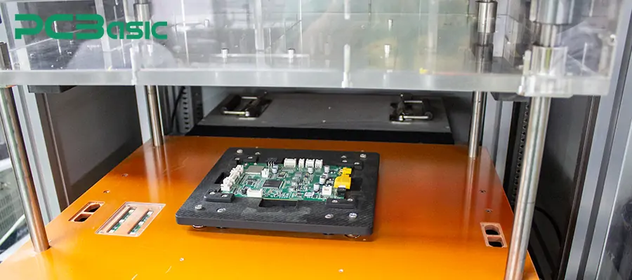 Camada de dispositivos de teste