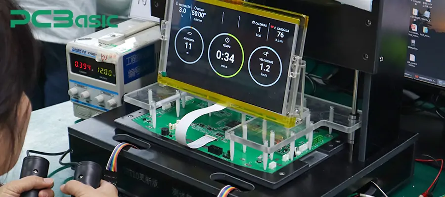 Cama de fixação de teste