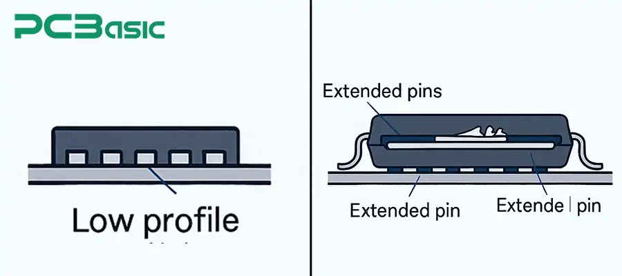 QFN vs QFP: structure QFN vs QFP: structure