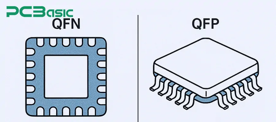 QFN vs QFP: pin configuration QFN vs QFP: pin configuration