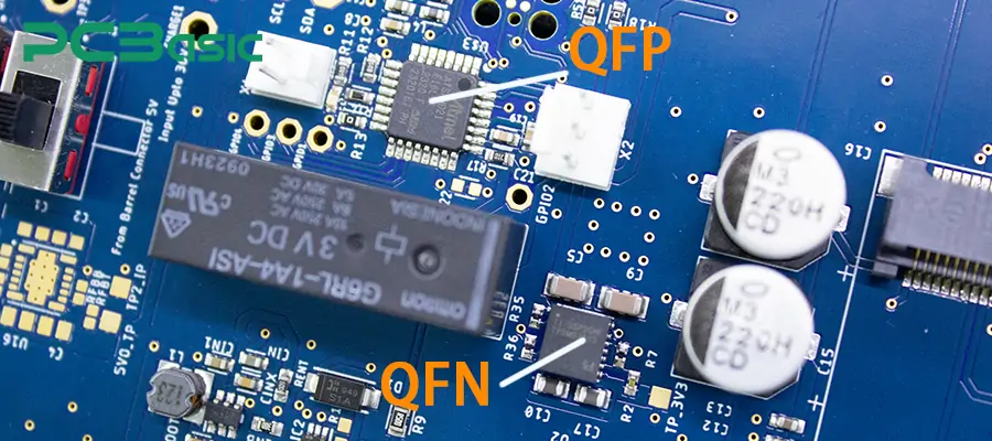 QFN vs QFP: size QFN vs QFP: size