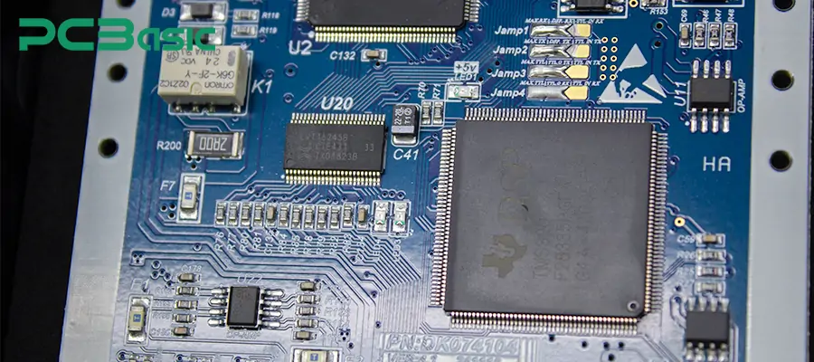 QFP on PCB QFP on PCB