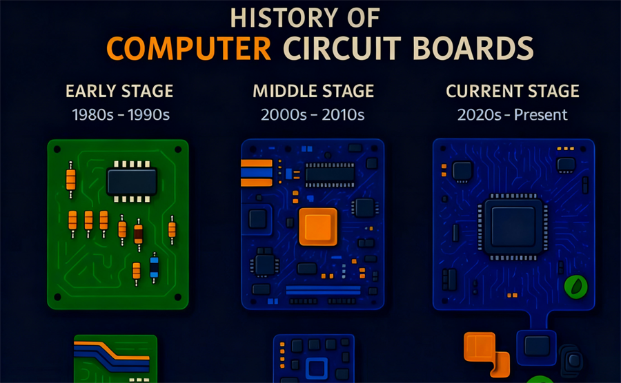 history of computer PCBs