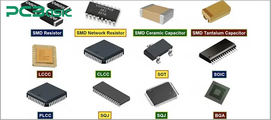 SMD package sizes