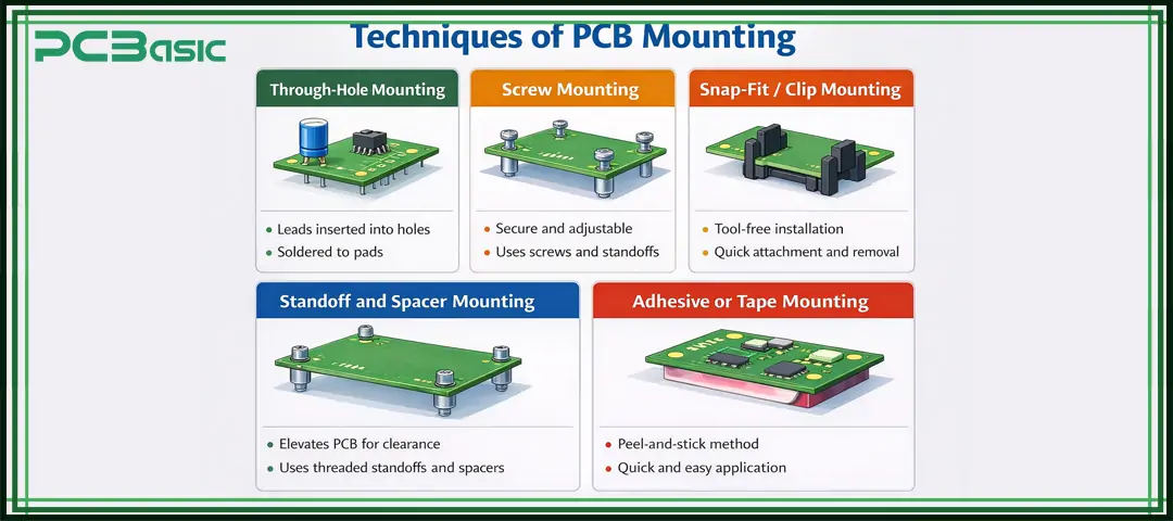 Techniques of PCB Mounting