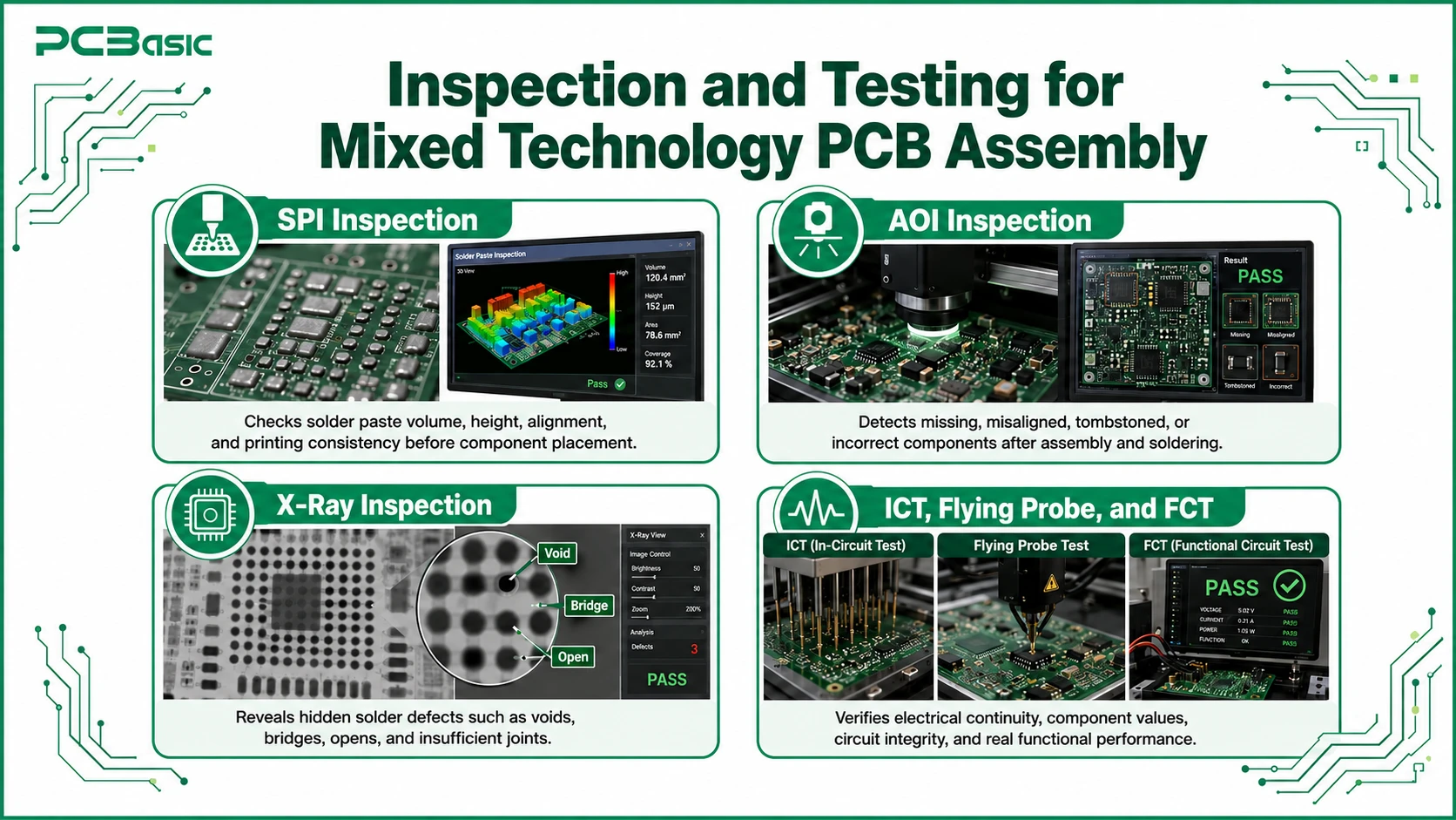 Inspection and Testing for Mixed Technology PCB Assembly Inspection and Testing for Mixed Technology PCB Assembly