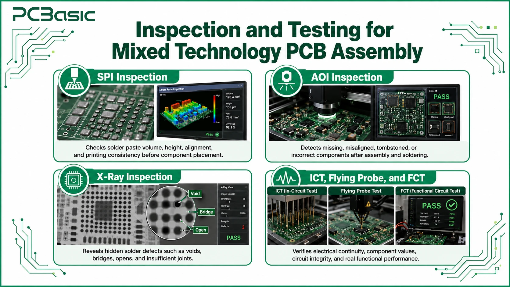 Inspection and Testing for Mixed Technology PCB Assembly Inspection and Testing for Mixed Technology PCB Assembly
