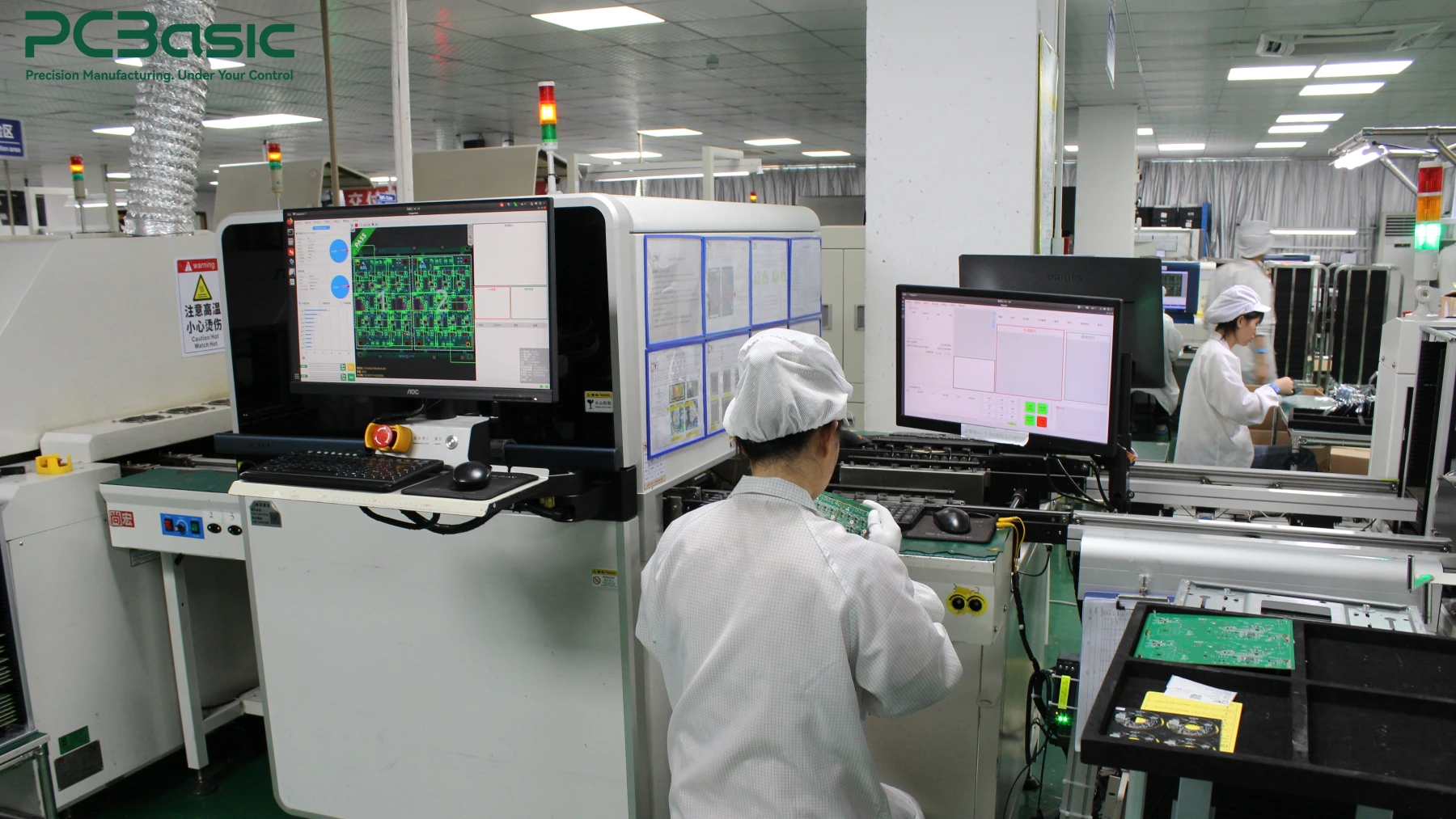 Wireless PCB assembly and AOI inspection Wireless PCB assembly and AOI inspection