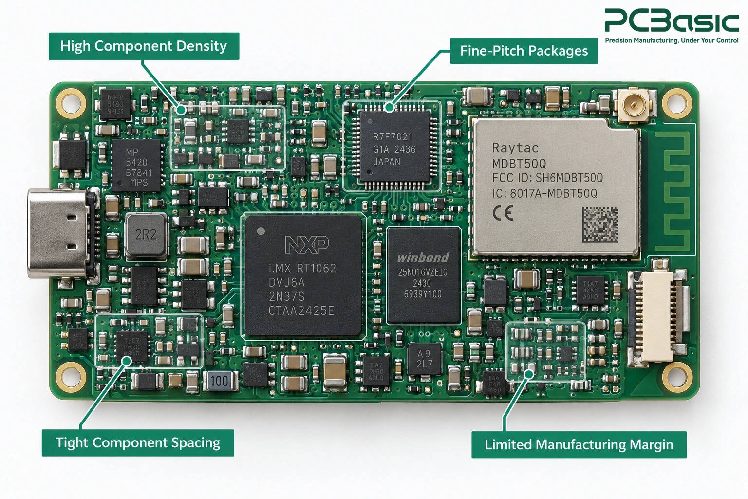 PCBA met hoge dichtheid voor consumentenelektronica PCBA met hoge dichtheid voor consumentenelektronica