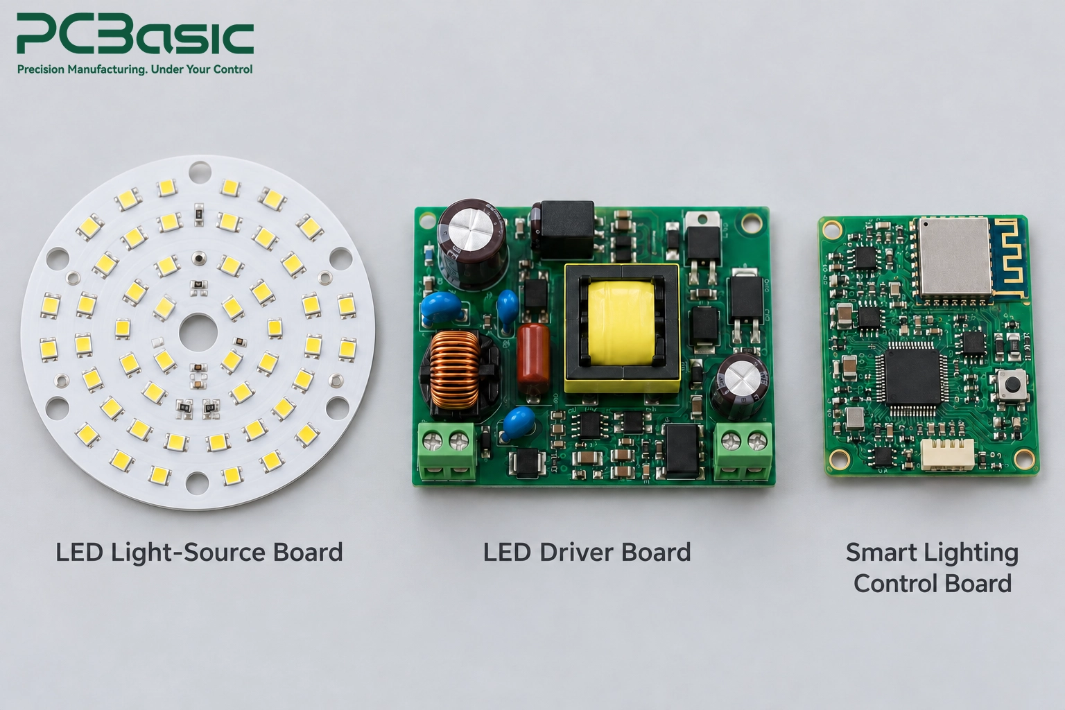 Smart lighting PCB types Smart lighting PCB types