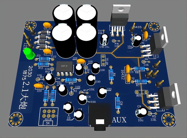 Through Hole PCB Assembly