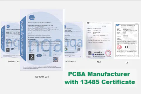 A Leading PCBA Manufacturer with ISO 13485 Certificate