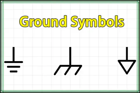 Ground Symbols: Earth, Chassis, Virtual, Analog and Digital 