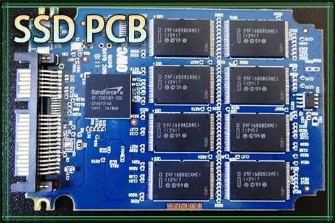 Solid State Drive (SSD) PCB