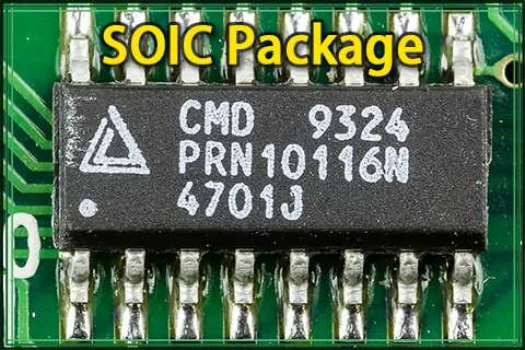 SOIC Package – Small Outline Integrated Circuit
