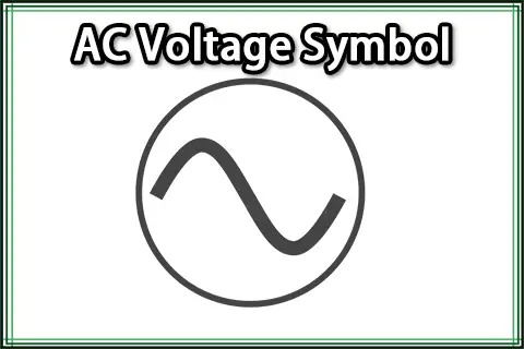 AC Voltage Symbol on a Multimeter