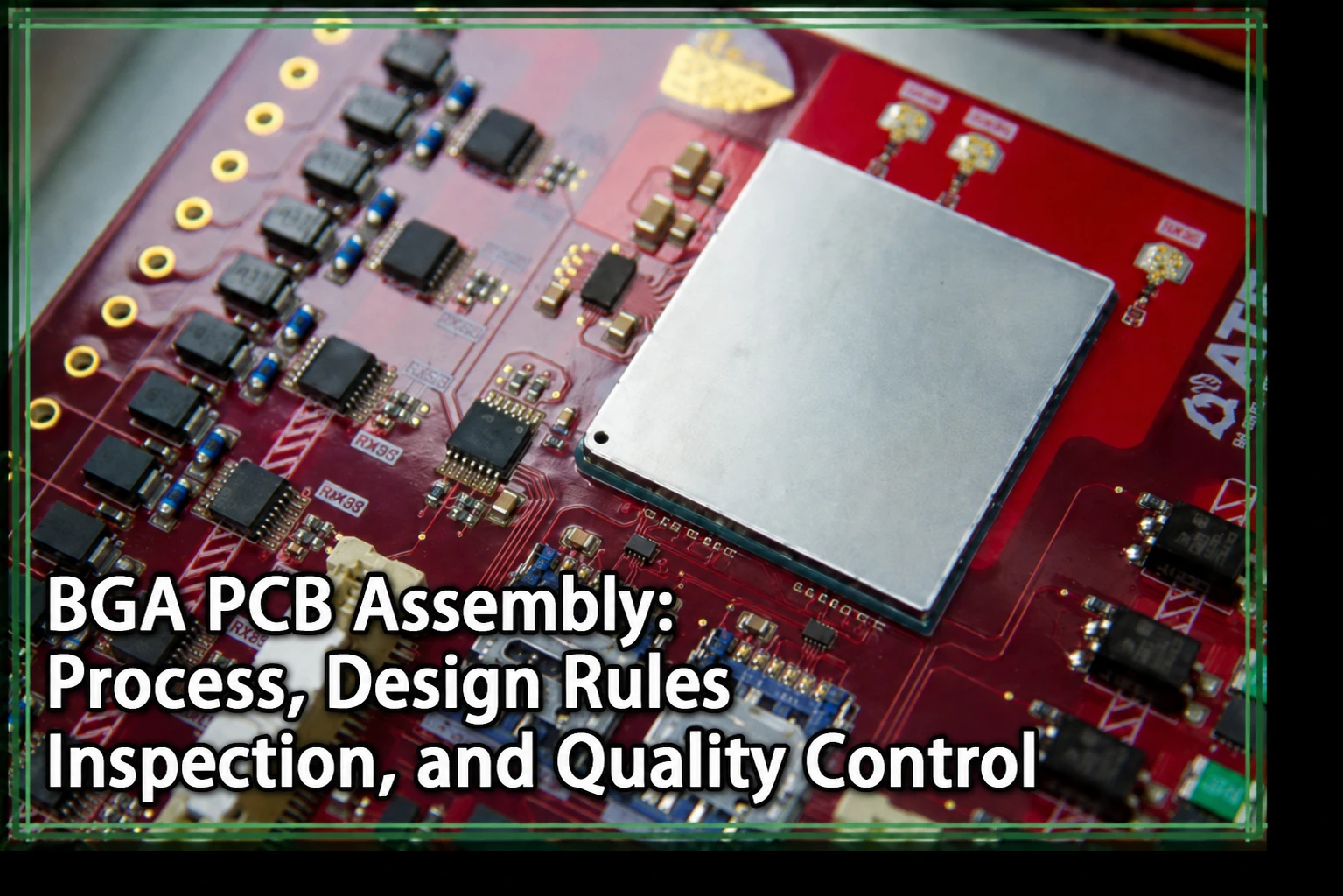 BGA PCB Assembly: Process, Design Rules, Inspection, and Quality Control