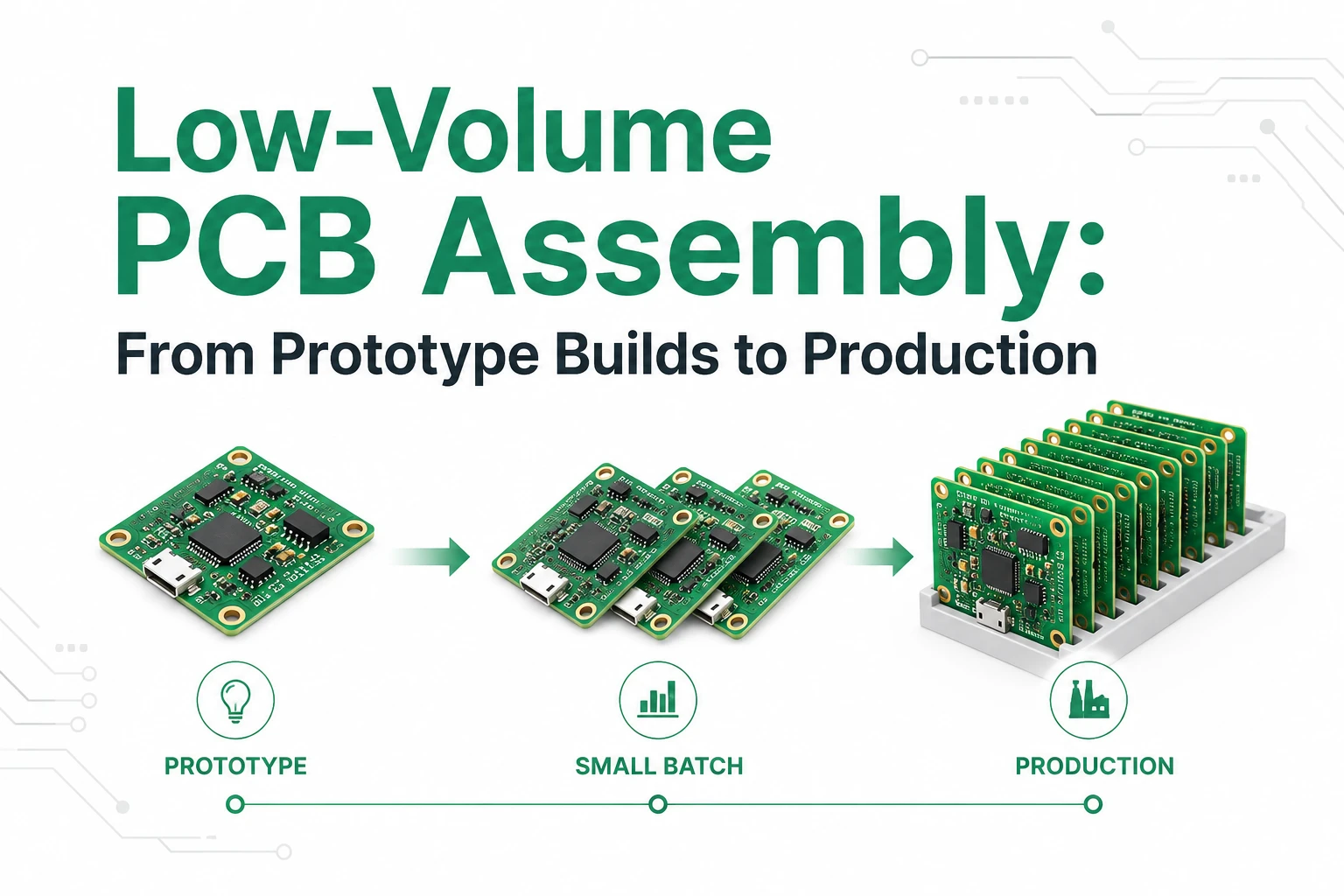 Low-Volume PCB Assembly: From Prototype Builds to Production