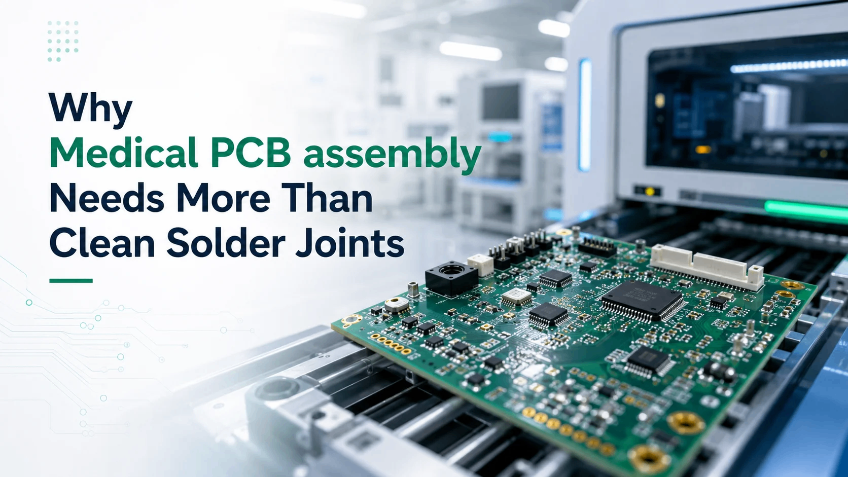 Why Medical PCB assembly Needs More Than Clean Solder Joints?