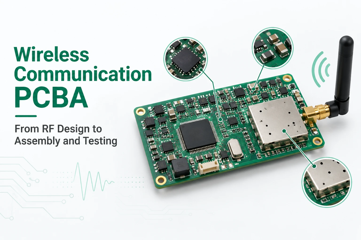 Wireless Communication PCBA: From RF Design to Assembly and Testing