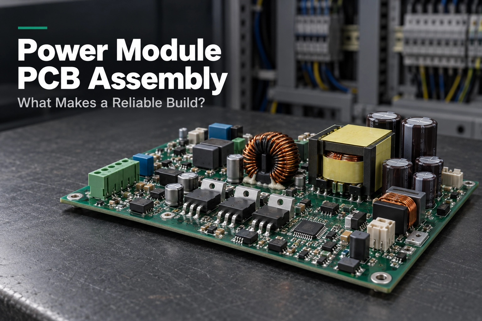 Power Module PCB Assembly: What Makes a Reliable Build?