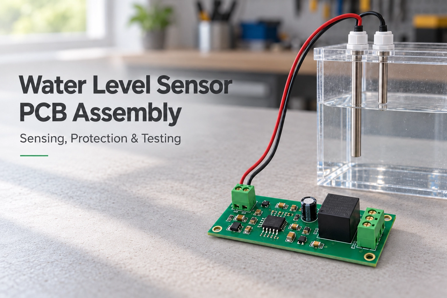 Water Level Sensor PCB Assembly: Sensing Methods, Protection, and Testing