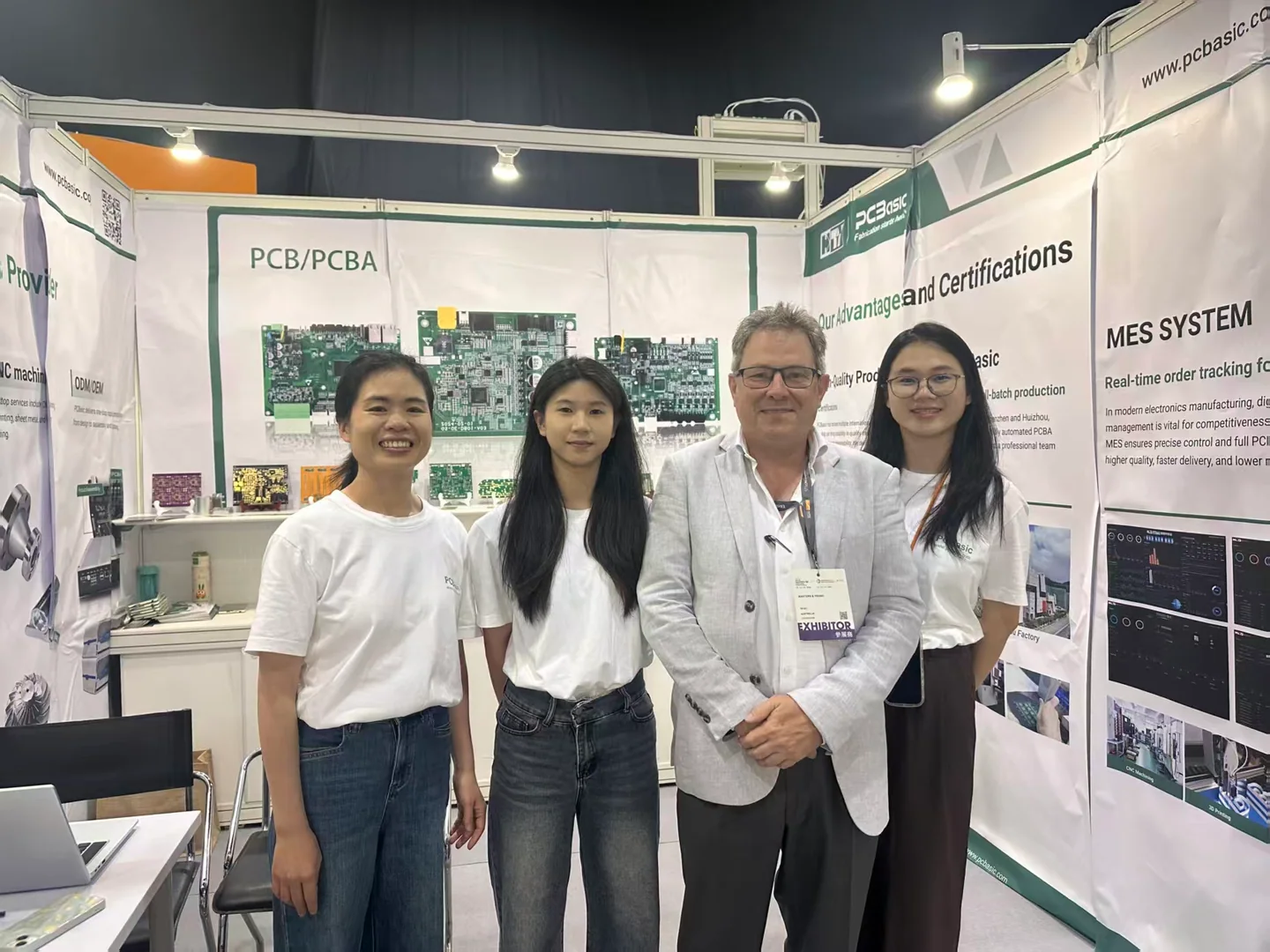 PCBasic exhibition team