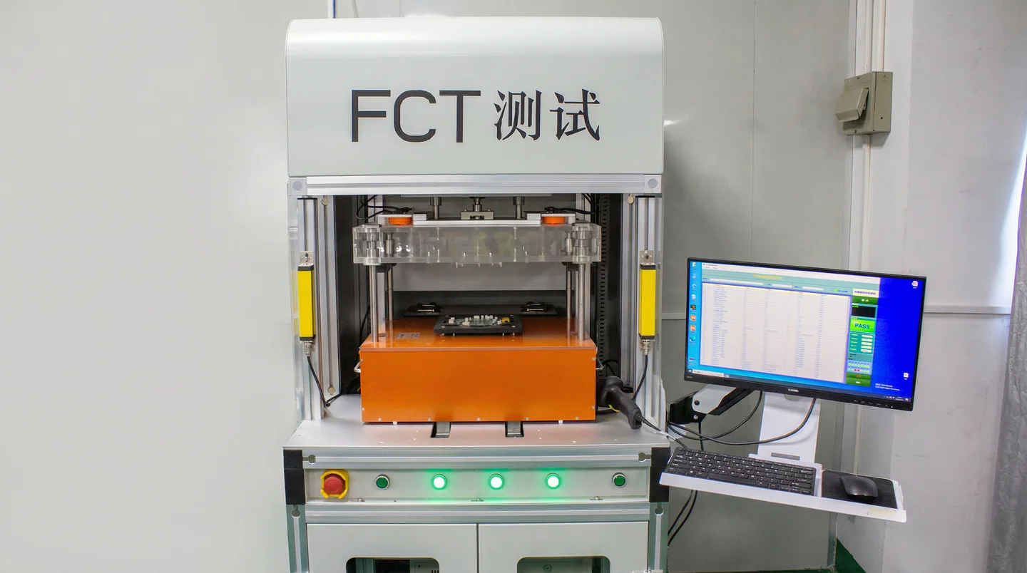 PCBasic functional test bench for assembled circuit boards