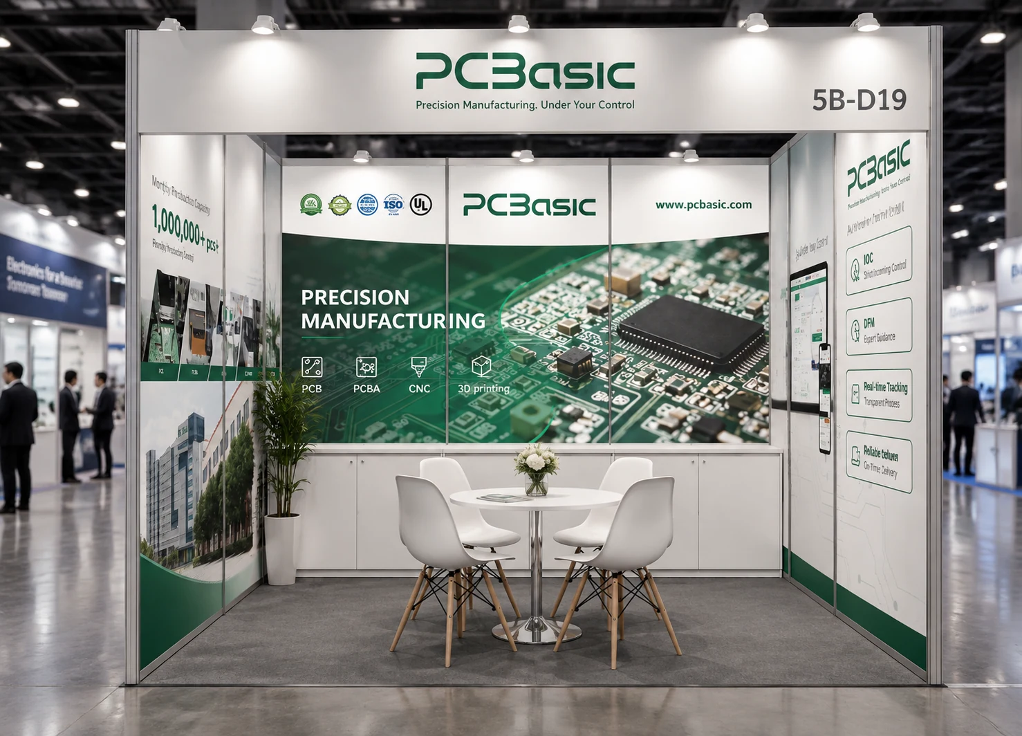 PCBasic electronicAsia 2026 Hong Kong booth visualisation
